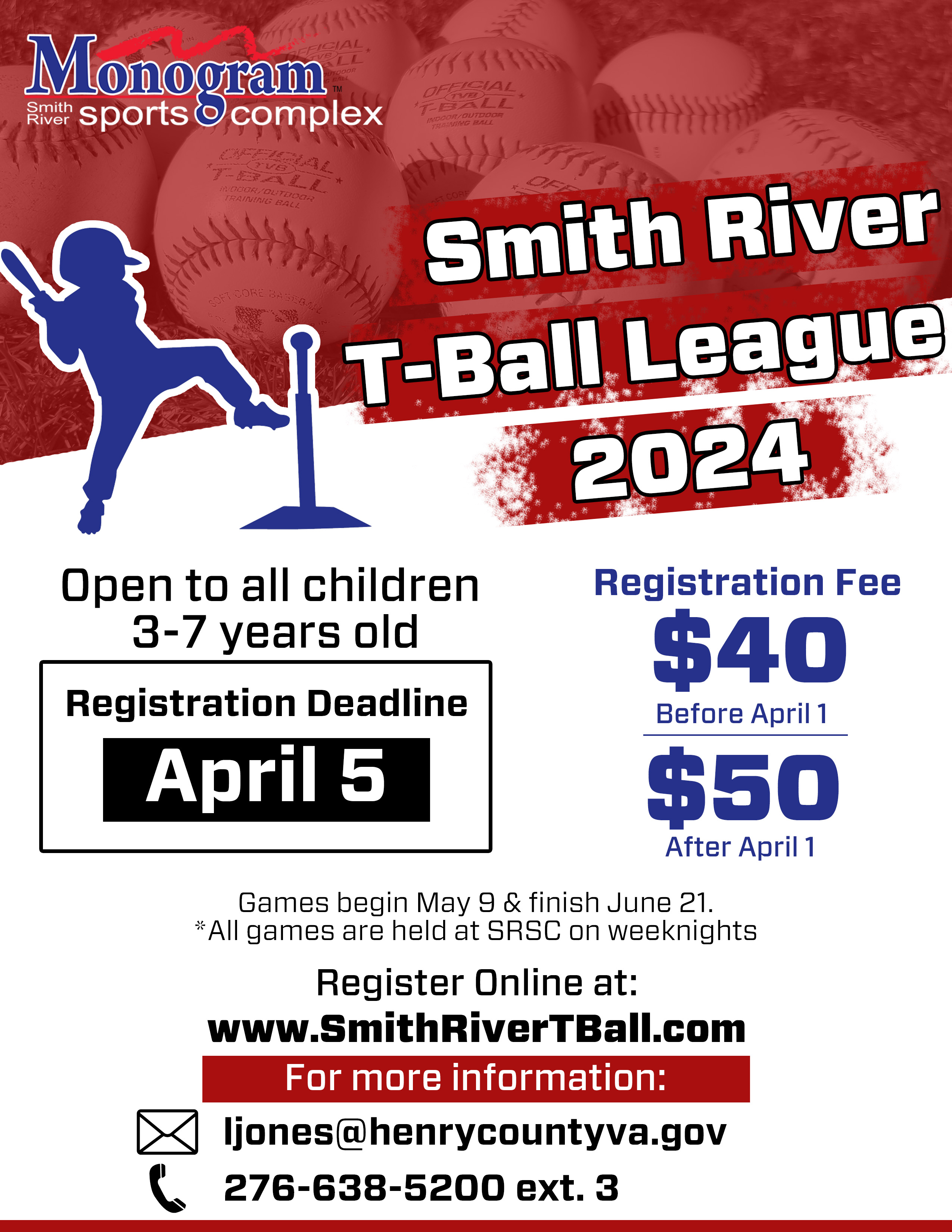 Program Registration Smith River Sports Complex